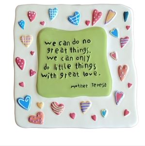 Mother Teresa Quote Tile